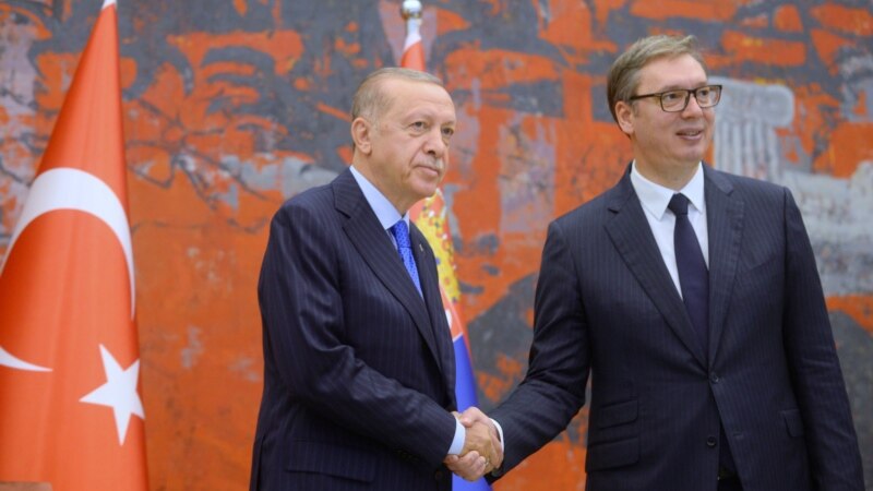 Erdogan i Vučić na sastanku u Beogradu