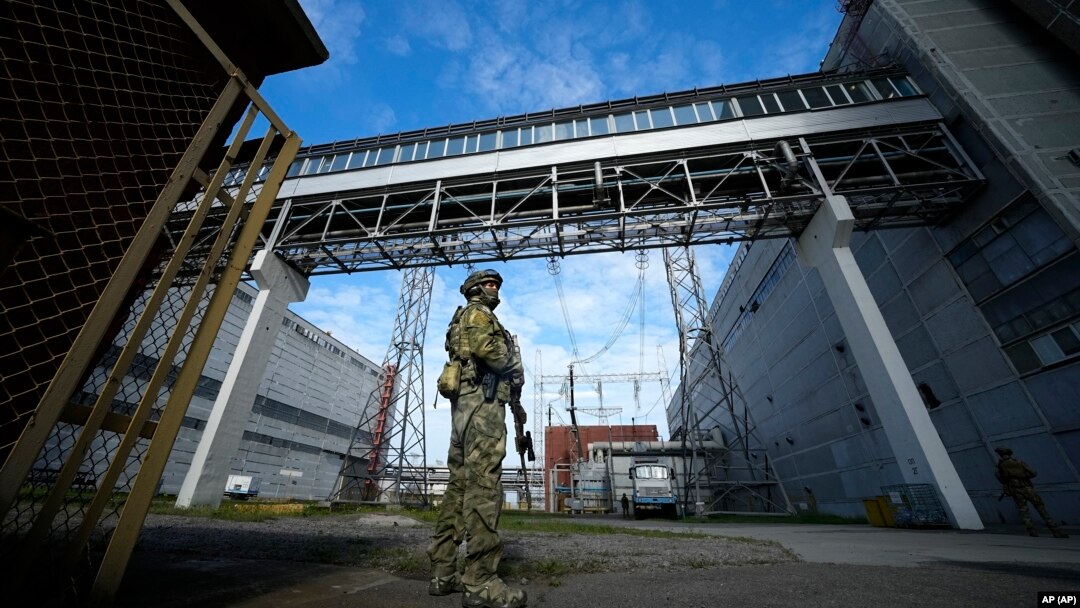 Russian troops captured Europe's largest nuclear plant in Zaporizhzhya at the beginning of March. (file photo)