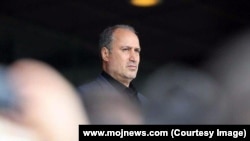 Mehdi Taj, president of Iran's soccer federation, was among the delegation that turned back and left Canada.