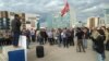 Акция против повышения тарифов на коммунальные услуги и топливо в Якутске 