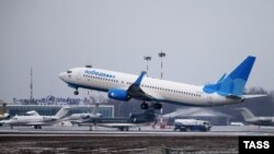 Pamje e një aeroplani të kompanisë ajrore ruse Aeroflot