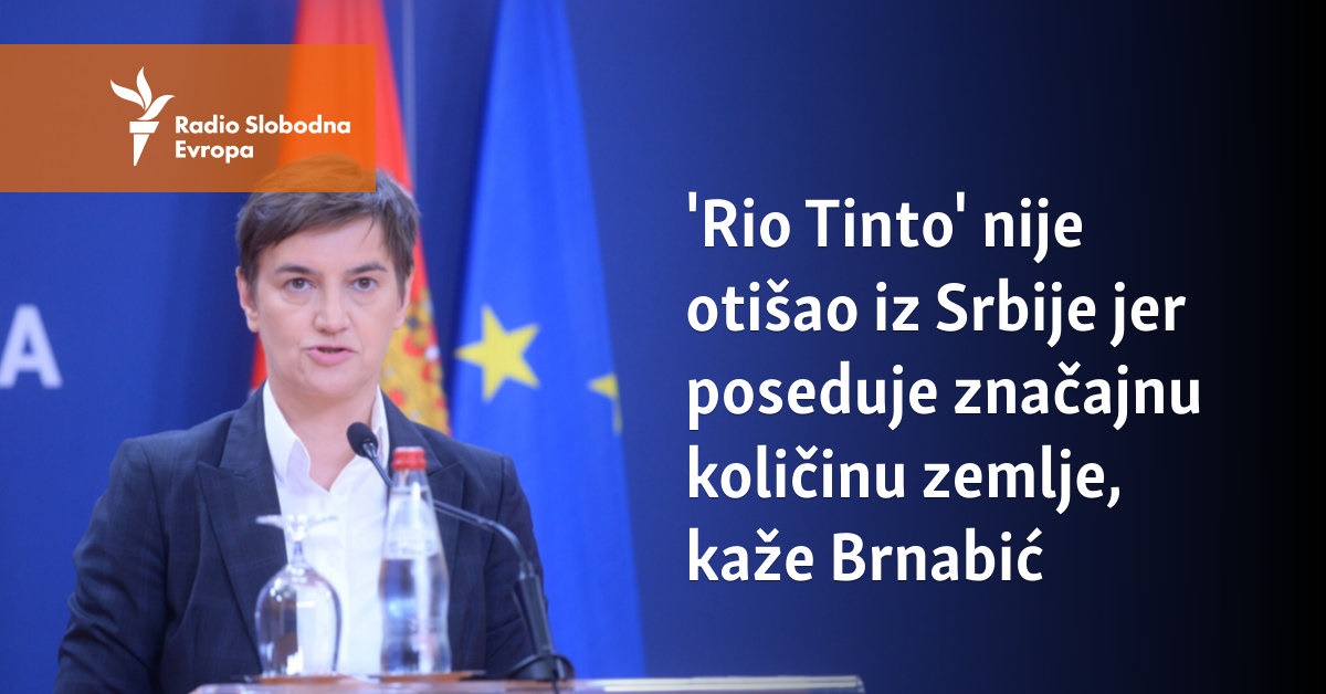 'Rio Tinto' Nije Otišao Iz Srbije Jer Poseduje Značajnu Količinu Zemlje ...