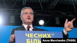 Один из вероятных единых кандидатов в президенты Украины Анатолий Гриценко 