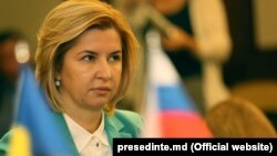 Başcanul autonomiei găgăuze Irina Vlah. 17 septembrie 2017