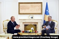 Premijer i predsednik Kosova: Ramuš Haradinaj i Hašim Tači