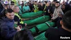 Լիբանան - Սիդոն քաղաքի սրճարանին Իսրայելի հարվածի հետևանքով զոհվածների հուղարկավորությունը, 10-ը ապրիլի, 2026թ.