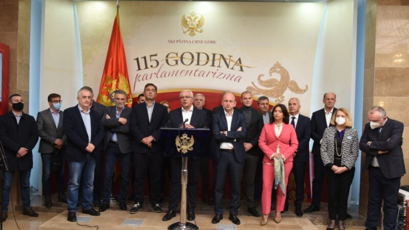 Crna Gora: Rekonstrukcija Vlade 'mrtva', DF predlaže izbor nove