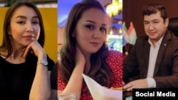 Aziza Davlatova (left) was arrested earlier this month along with her husband, Parviz Davlatov (right), in connection with the brutal beating of Madina Mamadjonova (center).