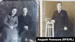 Бабушка с дедушкой и отец Анны Федяниной