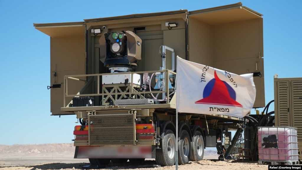 Лазерна система знищення дронів Iron Beam. Фото компанії- розробника Rafael