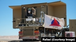 Лазерна система знищення дронів Iron Beam. Фото компанії- розробника Rafael