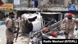 انفجار در شهر کراچی پاکستان
