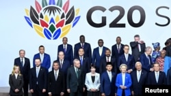 Йоханнесбургдагы G20 саммитинин катышуучулары. 22-ноябрь, 2025-жыл. Түштүк Африка