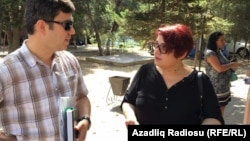 Xədicə İsmayıl və vəkili Fariz Namazlı