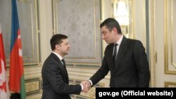 Владимир Зеленский и Георгий Гахария