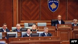 Kryeministri Hashim Thaçi në Parlament (Foto nga arkivi)