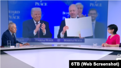 Стопкадър от интервюто на Цветанка Ризова с бившия външен министър Соломон Паси в предаването „Лице в лице“ по бТВ, 23 януари 2026 г.