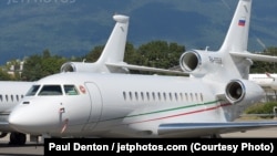 Falcon 8X (RA-09606) в аэропорту Женевы, 29 августа 2021 года