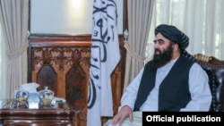  “Talyban” hereketiniň daşary işler ministri Amir Han Muttaki
