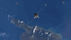 Сближение корабля «Прогресс» с Международной космической станцией, архивное фото