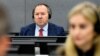 Hysni Gucati appears in court before the Kosovo Specialist Chambers in The Hague on October 7.