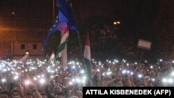 Ellenzéki tüntetés Budapesten