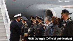 NATO katonai bizottság fogadása Georgiában