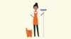 Bosnia and Herzegovina, Women Unpaid work of women - housework and child care infographic cover, October 2021