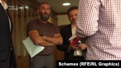 Керівник служби безпеки «Укрексімбанку» Ігор Тельбізов, скріншот із відео програми «Схеми»