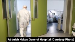 COVID odjeljenje Opšte bolnice Abdulah Nakaš u Sarajevu, 6. oktobar 2021. 