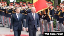 Dorin Recean, primindu-l pe Ilie Bolojan în vizită oficială la Chișinău