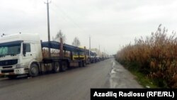 Astara gömrüyündən buraxılmayan maşınlar