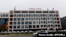 Sedište Telekoma u Novom Beogradu, novembar 2022.