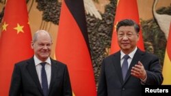 Scholz i Xi, Peking, 4. studenog 2022.