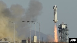  Запуск ракеты New Shepard с экипажем на борту, Западный Техас, США, 11 декабря 2021 года