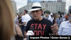 Avocatul Gheorghe Piperea este unul dintre participanții la protestele antivaccinare din ultimul an.