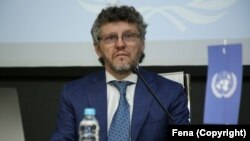 Fabian Salvioli, ekspert Ujedinjenih naroda (UN) za tranzicijsku pravdu i specijalni izvjestitelj za promoviranje pravde, reparacija i garancije neponavljanja zločina, Sarajevo, 10. decembar 2021
