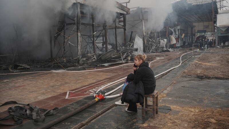 Incendii după atacurile Rusiei asupra Kievului