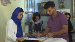 After Tragic Loss, An Afghan Refugee Finds Solace In Teaching Art To Others