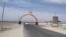 The border crossing at Maksat
