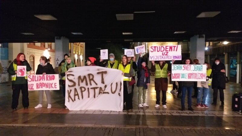 Studentski protest u Beogradu: Solidarnost sa vijetnamskim radnicima