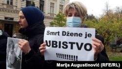 Učesnici protesta upozoravaju da je djevojčica žrtva lošeg zdravstvenog sistema