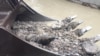 Снаряд времен Второй мировой войны, найденный в реке Дерекойка в Ялте, ноябрь 2021 года. Фото со страницы в Фейсбуке главы российской администрации Ялты Янины Павленко