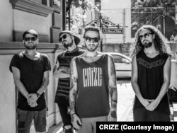 Membrii formației de muzică rock CRIZE.