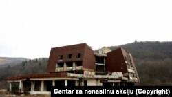 Nekadašnji Hotel Treskavica kod Sarajeva