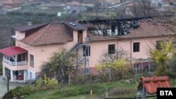 Сградата на старческия дом в село Рояк, област Варна, заснета сутринта след пожара.