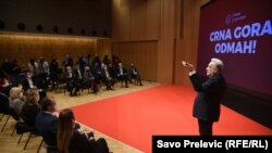 Premijer Crne Gore Krivokapić na sjednici Vlade, 22. novembra 2021. -