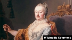 Maria Theresia Walburga Amalia Christina von Habsburg, Ausztria uralkodó főhercegnője, magyar és cseh királynő Martin van Meytens 1759-es portréján