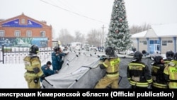 Спасательные работы на шахте "Листвяжная" в Кемеровской области