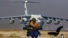 A Taliban fighter on duty at the international airport in Kabul. (file photo)